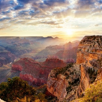 Spring camping destination Grand Canyon